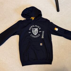 Carhartt Navy Merrimack College Hoodie